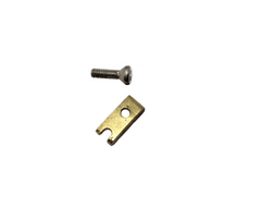 Piano Hammer Butt Brass Plates with Screws Set of 6