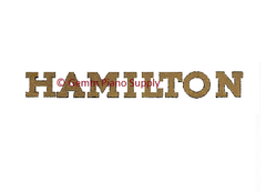 Hamilton Piano Fallboard Decal