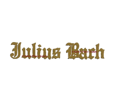 Julius Bach Piano Fallboard Decal