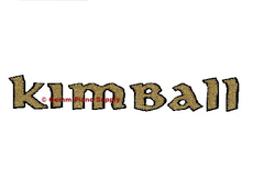 Kimball Piano Fallboard Decal