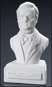 Authentic Wagner Composer Statuette, White Porcelain 5" High