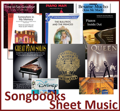 Piano Songbooks, Sheet Music & DVD's