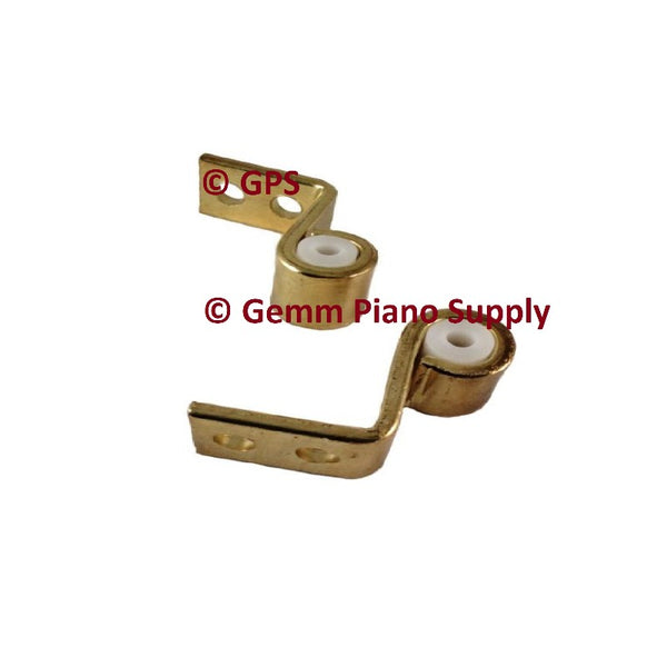 Piano Steel Pedal Brackets (Brass Finished)