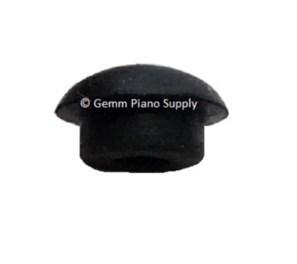 Piano Cabinet Rubber Buttons/Bumpers 11/32" Stem Dia. 7/16" Head Dia. Black