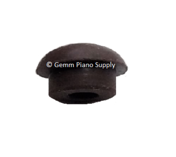 Piano Cabinet Rubber Buttons/Bumpers 11/32" Stem Dia. 7/16" Head Dia. Brown