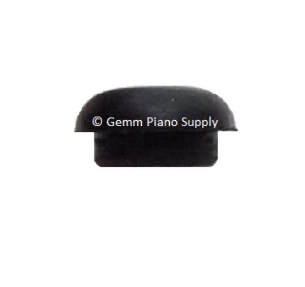 Piano Cabinet Rubber Buttons/Bumpers 7/16" Stem Dia. 9/16" Head Dia. Black