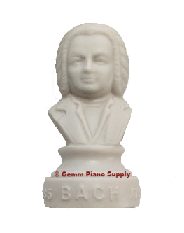 Authentic Bach Composer Statuette, 4-1/2" High