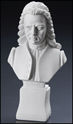 Authentic Bach Composer Statuette 7" High