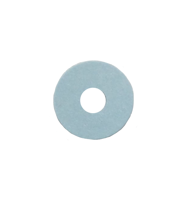 Piano Front Rail Paper Punchings Blue .010" Thick x 7/8" OD