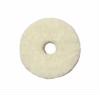 Piano Front Rail Punchings, White 3/4"O.D Set of 100