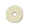 Piano Front Rail Punchings, White 3/4"O.D Set of 6