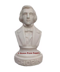 Authentic Chopin Composer Statuette, 4-1/2" High