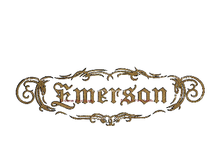 Emerson Piano Fallboard Decal