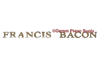 Francis Bacon Piano Fallboard Decal