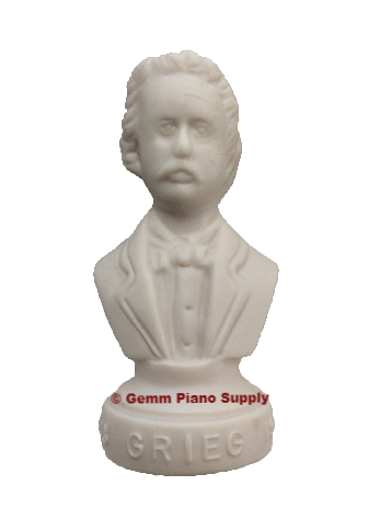 Authentic Grieg Composer Statuette, 4-1/2" High