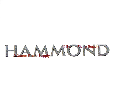Hammond Piano Fallboard Decal