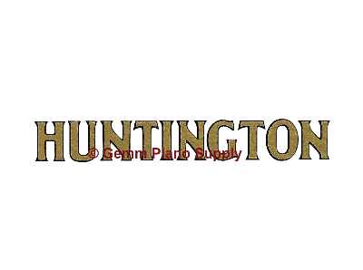 Huntington Piano Fallboard Decal