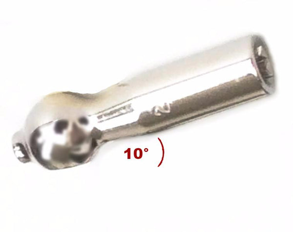 Piano Tuning Lever Head, 10 Degree Angle and #2 Tip (one piece)