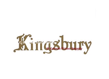 Kingsbury Piano Fallboard Decal