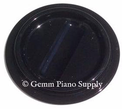 Lucite Piano Caster Cup, Black