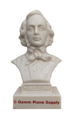 Authentic Mendelssohn Composer Statuette, 5"- 5-1/2" High