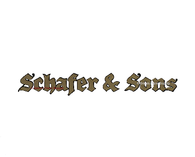 Schafer & Sons Piano Fallboard Decal