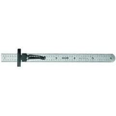 Piano 6" Stainless Steel Pocket Ruler (32nds and 64ths)