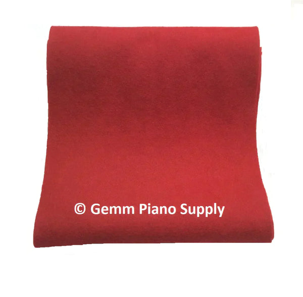Grand Piano String Felt Cover, Red, 1.5 Yards (54")