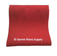 Grand Piano String Felt Cover, Red, 1.66 Yards (59.76")