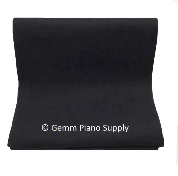 Grand Piano String Felt Cover, Black, 1.75 Yards (63")