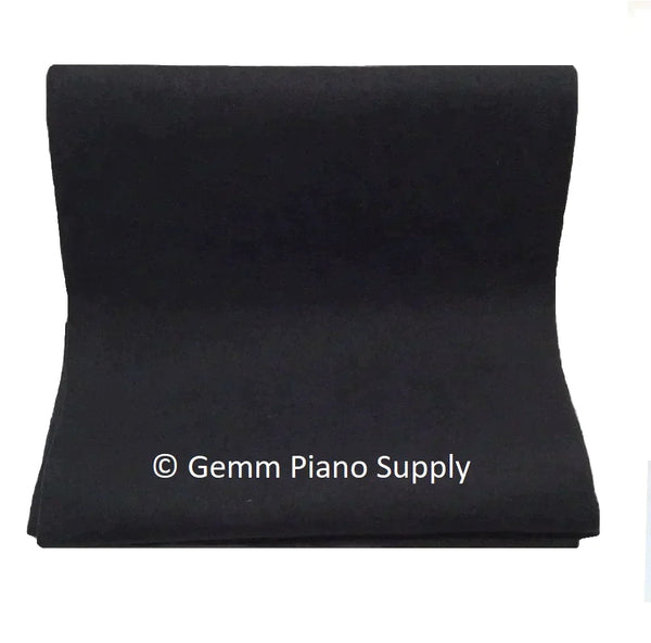Grand Piano String Felt Cover, Black, 1.66 Yards (59.76")