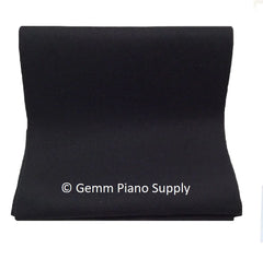 Grand Piano String Felt Cover, Black, 1/4 Yard (9")