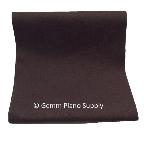 Grand Piano String Felt Cover, Brown, 1.33 Yards (47.88")