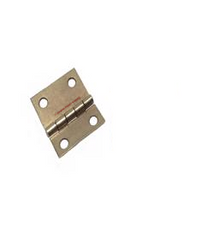 Piano Bench or Vertical Piano Lid Hinge, Brass Plated 1-3/4" long x 1-1/16"