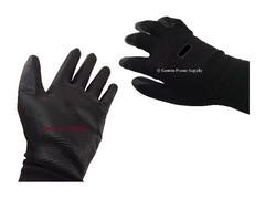 Piano Polyurethane Coated Gloves - Black, Large